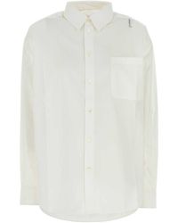 Marni - Witte Poplin Overhemd - Lyst