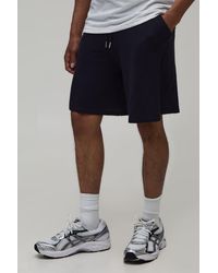 BoohooMAN - Relaxed Open Stitch Striped Knitted Short - Lyst