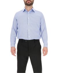Scotch & Soda - And Collared Neck Point Collar Long Sleeve Shirt - Lyst