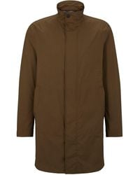 BOSS - Jared Solid Patterned Over Coat - Lyst