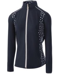 Island Green - Ladies Zip Drop Hem Top Layer - Lyst