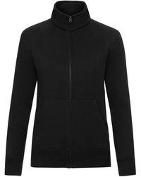 Fruit Of The Loom - Ladies Premium Lady Fit Sweat Jacket - Lyst