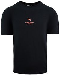 PUMA - X Pantone T-shirt Korte Mouwen Crew Neck Zwart Casual Top 579690 01 Voor Vrouwen - Lyst