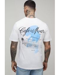 BoohooMAN - Tall Oversized Cafe Del Mar Beach License Print T-Shirt - Lyst
