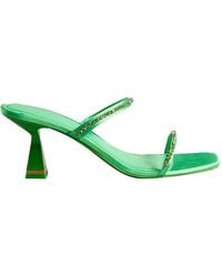 Ted Baker - Rinita Diamante Heeled Sandals Leather - Lyst