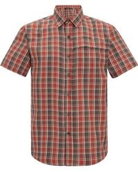 Regatta - Mindano Multi Check Short-Sleeved Shirt (Dark Storm) - Lyst