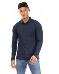Peter Werth - Albery Collared Long Sleeve Polo Shirt - Lyst