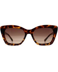 Kenneth Cole - Reaction Cat Eye Havana Gradient Rn00009 - Lyst