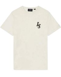 Lyle & Scott - Club Emblem Chalk T-Shirt - Lyst