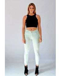 Secret Label - Slim Leg Ankle Grazer Jeans - Lyst