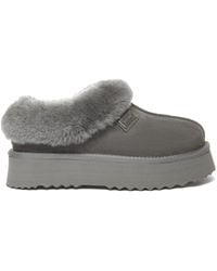 EverAu Australia - Ever Au Topknot Leather Slippers - Lyst