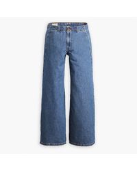 Levi's - Levi's Big Yikes Solid Patterned Wide Leg Chinos - Lyst