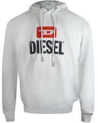DIESEL - New D Logo Hoodie - Lyst