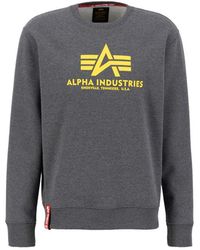 Alpha Industries - Basic Big Logo Sweatshirt - Lyst