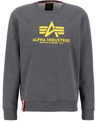 Alpha Industries - Basic Big Logo Sweatshirt - Lyst