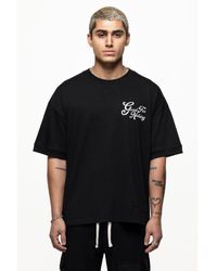 Good For Nothing - Black Oversized Cotton T-shirt With Graphic Dancer Print - Lyst