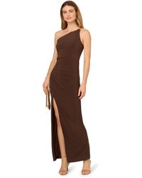 Adrianna Papell - Jersey Column Gown - Lyst