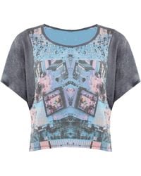 Vans - Off The Wall Ronde Korte Mouw Startstruck Crop Top V07Thtg - Lyst
