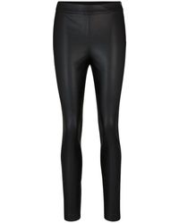 BOSS - Taslimah Solid Patterned Slim Trousers - Lyst