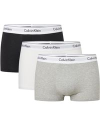 Calvin Klein - 3 Pack Modern Cotton Stretch Trunk - Lyst