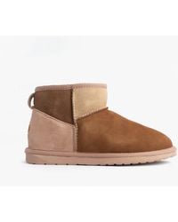 EMU - Stinger Micro Patchwork Sheepskin Boot Chestnut - Lyst