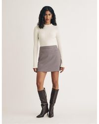 Nobody's Child - Nobodys Pelmet Mini Plaid A-Line Skirt - Lyst