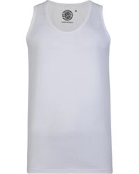 KAM Jeanswear - Plus Size Classic Vest Kam Sleeveless Crew Neck - Lyst