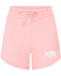 PUMA - Ladies Woven High Waist Sweat Shorts - Lyst