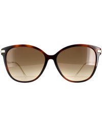 Jimmy Choo - Cateye Glitter Havana Gradient Peg/F/S - Lyst