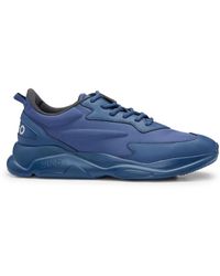 HUGO - Leon Runner Trainers In Navy - Lyst
