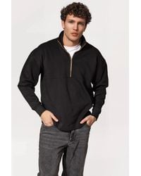Secret Label - Zip Neck Sweatshirt - Lyst