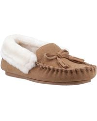 Hush Puppies - Agnes Suede Slippers - Lyst