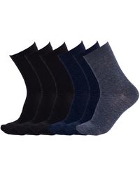 Pro Socks - 6 Pairs Executive Cotton Mid-Calf S15351 - Lyst