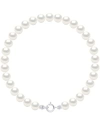 Ateliers Saint Germain - Bracelet Of Real Cultured Freshwater Pearls Semi Round 5-6 Mm - Lyst