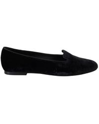 Dolce & Gabbana - Velvet Slip Ons Loafers Flats Shoes Silk - Lyst