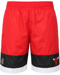 Mitchell & Ness - Nba Chicago Bulls Striped Shorts - Lyst