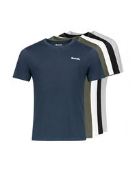 Bench - 5 Pack Cotton 'Oliver' T-Shirts - Lyst