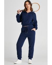 Everyday the Label - Hooded Ribbed Knit Jogger Set - Lyst