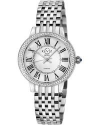 Gv2 - Astor Iii Mop Dial Swiss Quartz Stainless Steel Diamond Watch - Lyst