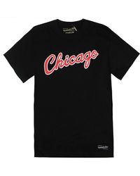 Mitchell & Ness - Chicago Bulls Woordmerk T-shirt - Lyst