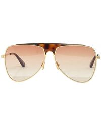 Tom Ford - Ethan Ft0935 30t Gold Sunglasses - Lyst