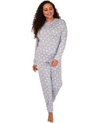 Marlon - Penguin Print Long Sleeve Pyjama Set - Lyst