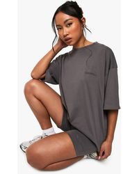 DSGN Studio - Oversized T-Shirt And Cycling Short Set - Lyst