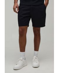BoohooMAN - Essential Skinny Fit Fixed Waist Chino Shorts - Lyst
