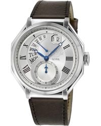 Gv2 - Marchese 42420 Swiss Quartz Genuine Italian Leather Watch - Lyst