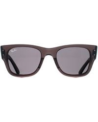 Ray-Ban - Square Transparent Dark Rb0840S Mega Wayfarer - Lyst