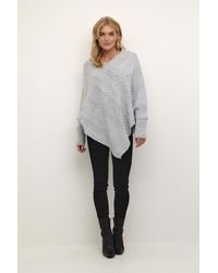 Cream - Poncho Loose Fit - Lyst