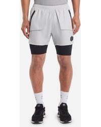Umbro - Pro Training Elite Hybrid Short (Harbour Mist/ - Lyst