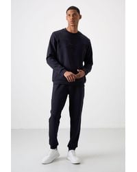 TOMMY LIFE - Printed Fleece Sweatshirt And Pants Set - Lyst