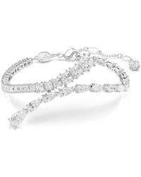 Swarovski - 'Matrix' Base Metal Bracelet - Lyst